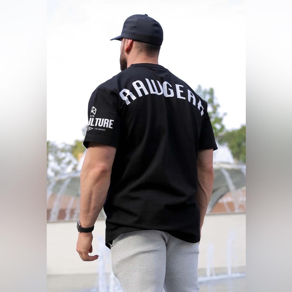 RAWGEAR Men’s  Original Oversized T-Shirt- Size Small
